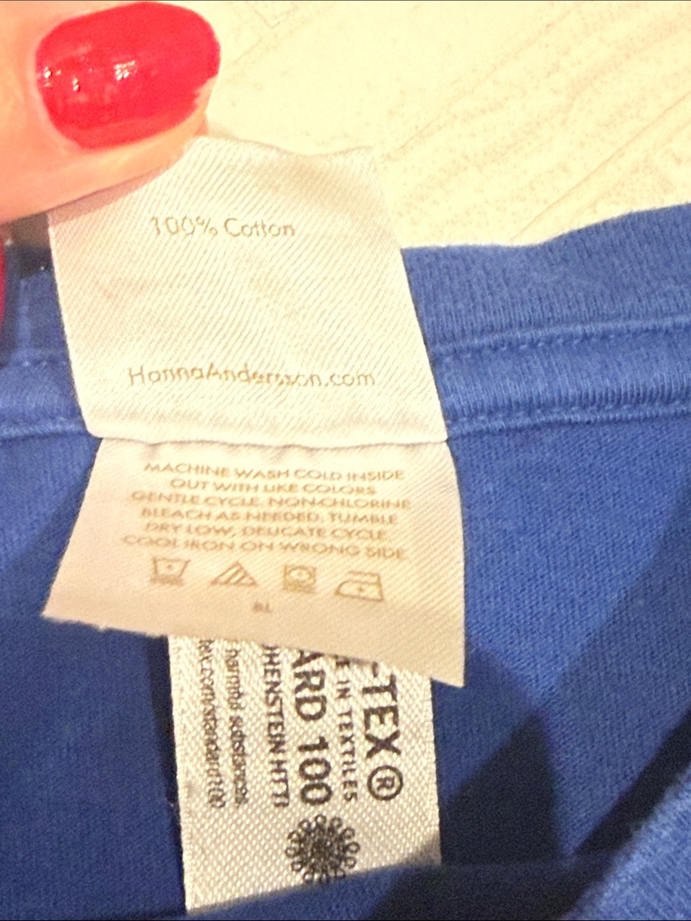Kids Hanna Andersson Navy Blue Long-Sleeve Tee with Colorful Gummy Bears, sz 6 - Picture 5 of 6